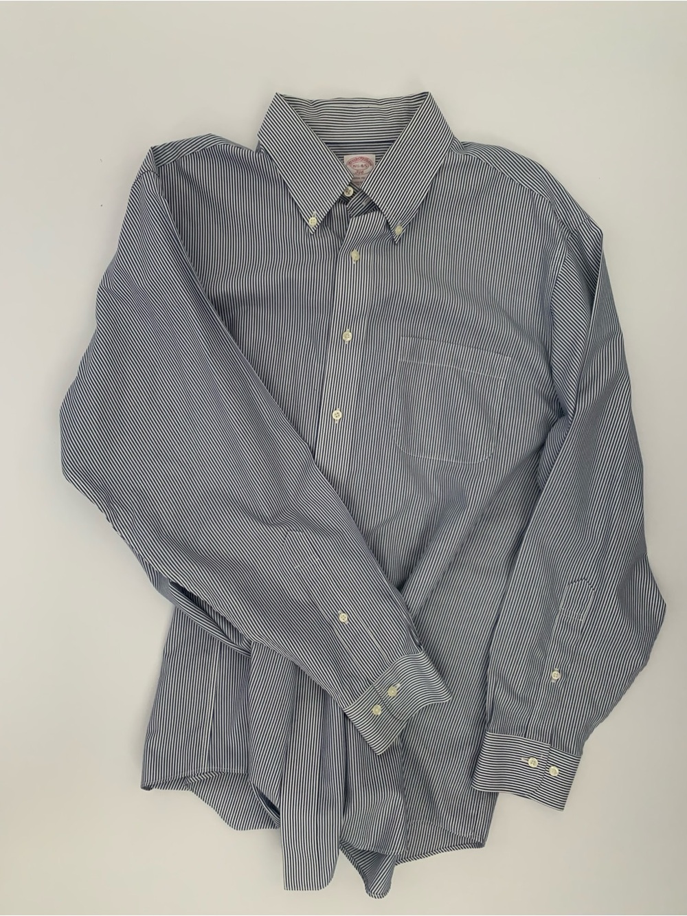NWOT Brooks Brothers Men's Blue Stripe Button-Down Shirt